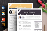 Resume Cv Template Word Apple Pages, a Resume Template by Tbunny (Thumbnail 1 of 7)