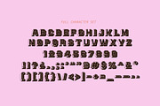 Frankie Layered, a Sans Serif Font by MarleyGrayson (Thumbnail 6 of 7)