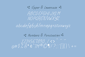 Cream And Sugar - A Handwritten Font