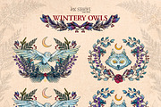 Wintery Owls, an Animal Illustration by Ink Stories (Thumbnail 13 of 26)