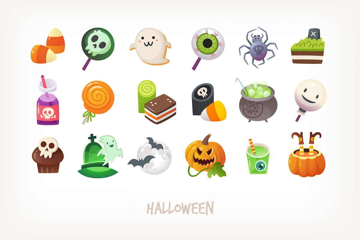 Colourful Autumn Icons Set, a Graphic by Moonery's (Photo 3 of 5)