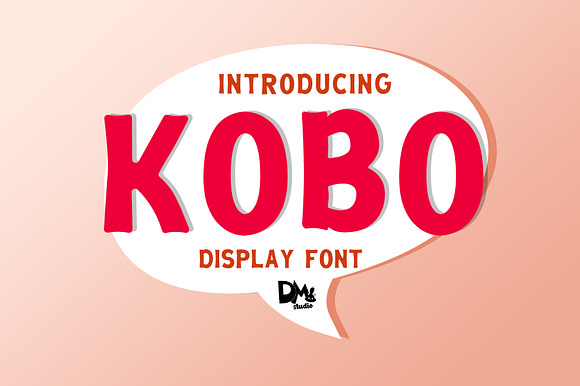 KOBO - FUN DISPLAY FONT preview 8