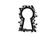 Floral Keyhole Frame SVG Bundle, an Illustration by Designs_River (Thumbnail 9 of 31)