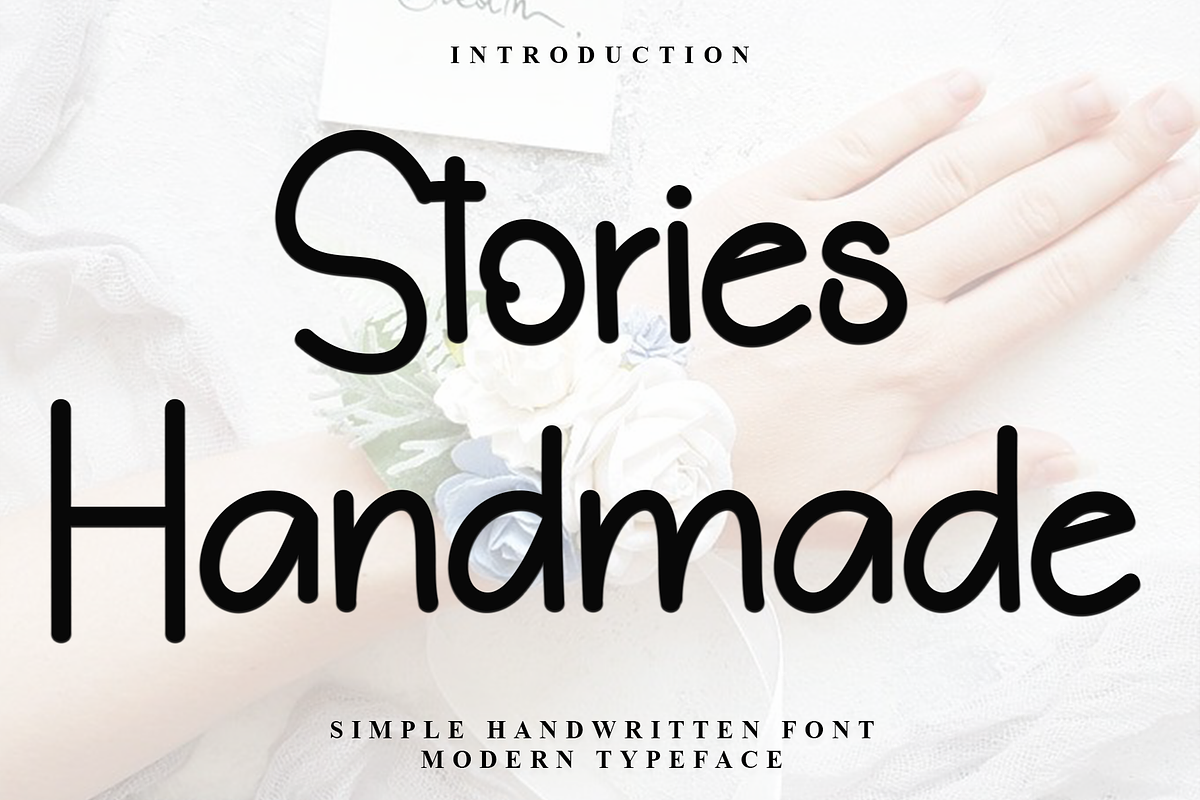 Stories Handmade, a Sans Serif Font by InermediaSTUDIO (Photo 1 of 8)