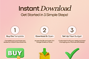 Budget Spreadsheet – Google Sheets, a Templates & Theme by vitalinagerman (Thumbnail 8 of 10)