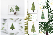 Christmas tree, Boho Christmas tree, an Illustration by Usis (Thumbnail 3 of 6)