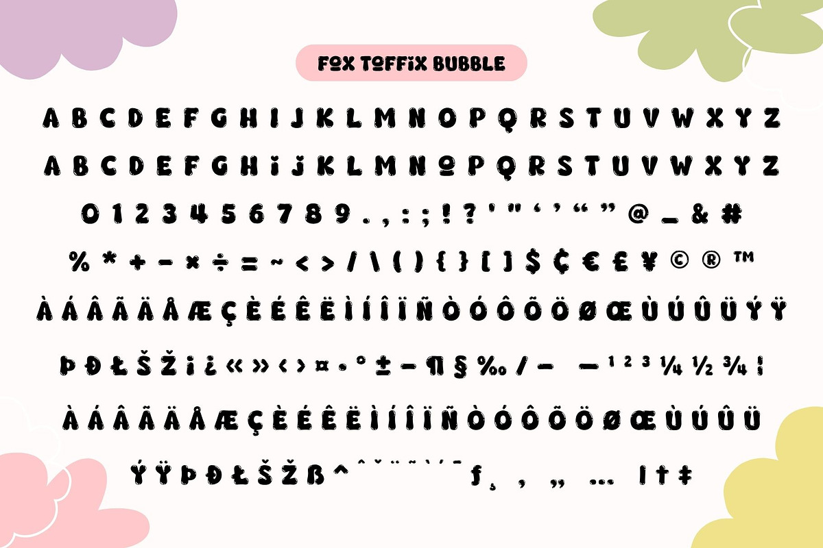 Fox Toffix: 4 Font Styles, a Handwritten Font by Fox7 By Rattana (Photo 10 of 13)