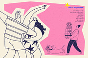 Cheers! Happy People Illustrations, a Person Illustration by Olly Kava (Thumbnail 6 of 10)