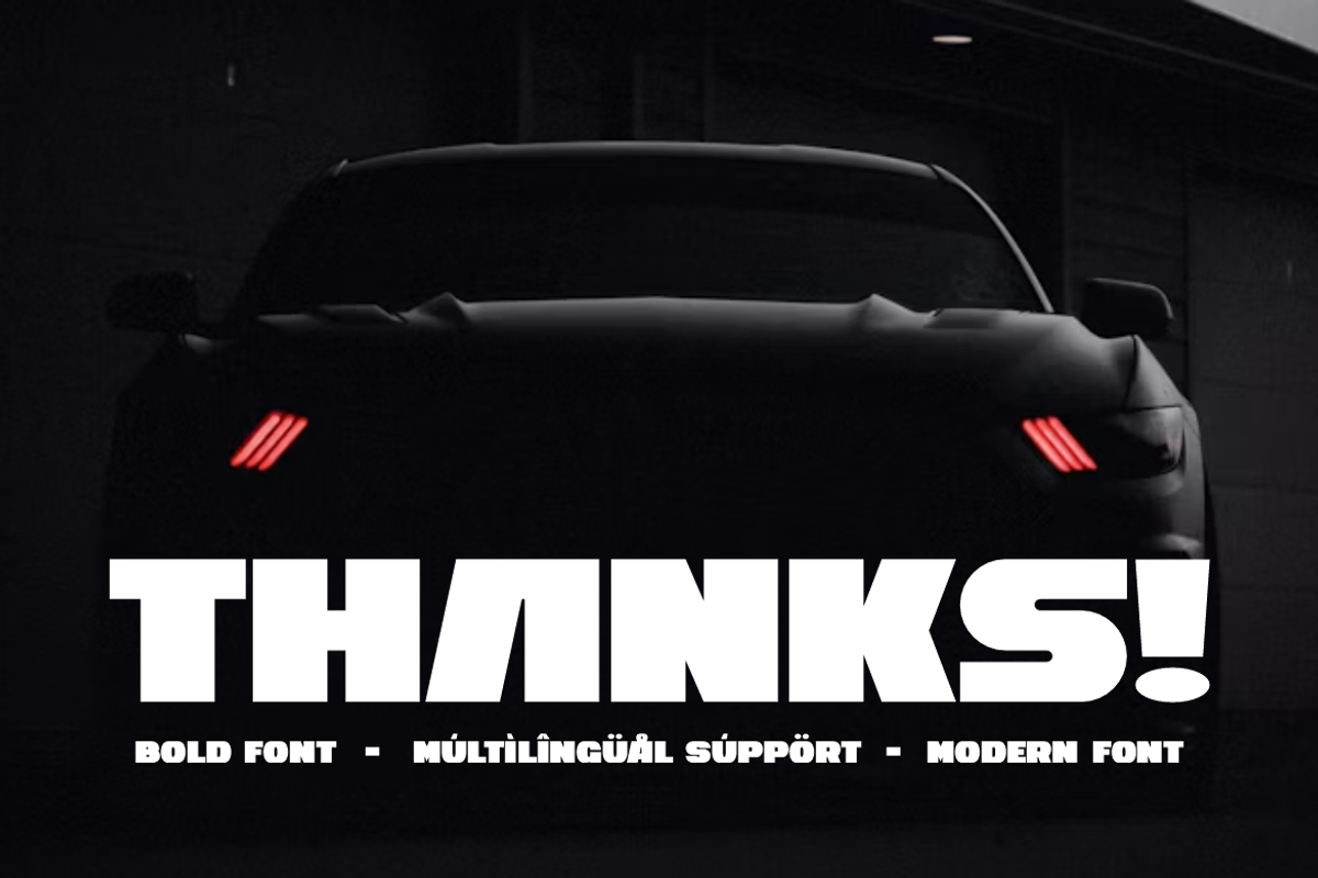 Xovast - Bold Sports Car Font, a Sans Serif Font by Iqsiart Studio (Photo 14 of 14)