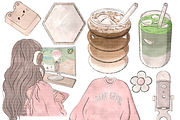 Clean Girl Gaming Clipart PNG, a Technology Illustration by Lenninator Digital (Thumbnail 7 of 8)