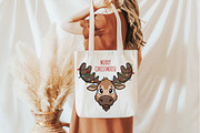 Merry ChristMoose Christmas PNG, an Illustration by Libby Wishes (Thumbnail 2 of 5)