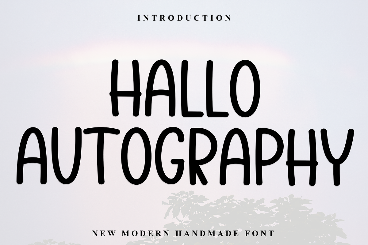 Hallo Autography, a Sans Serif Font by InermediaSTUDIO (Photo 1 of 7)