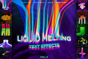 Liquid Melting Text Effects Vol.3, an Action Add-On by Cursedesign (Thumbnail 1 of 9)