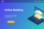 Isometric landing page template, a Templates & Theme by Genestro Shop (Thumbnail 4 of 5)