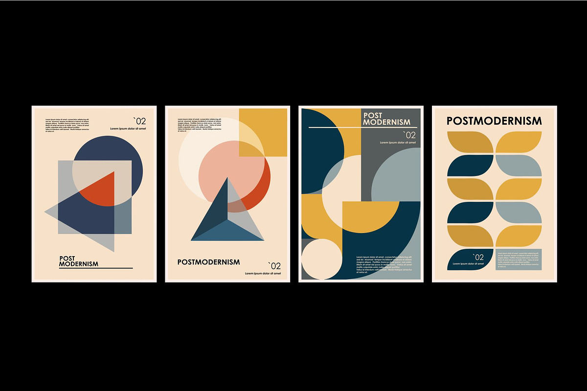 Artworks posters inspired postmodern, a Decorative Illustration by Pgmart (Photo 2 of 6)
