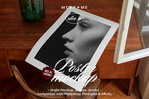 Art print interior mockup
