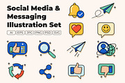 Social Media & Messaging Icon, an Icon by Partikusi Design (Thumbnail 1 of 3)