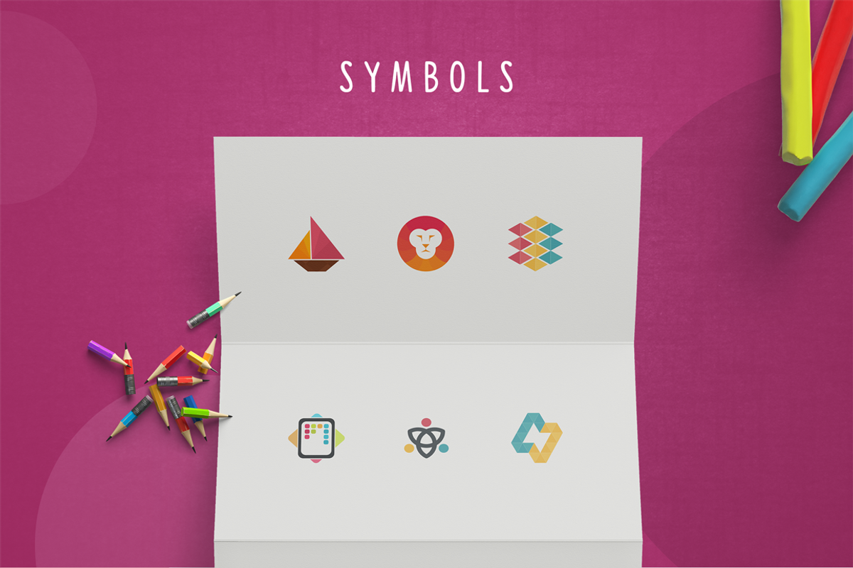 Colors Logo Creation Kit -50%, a Branding & Logo Template by VP Fonts (Photo 8 of 10)