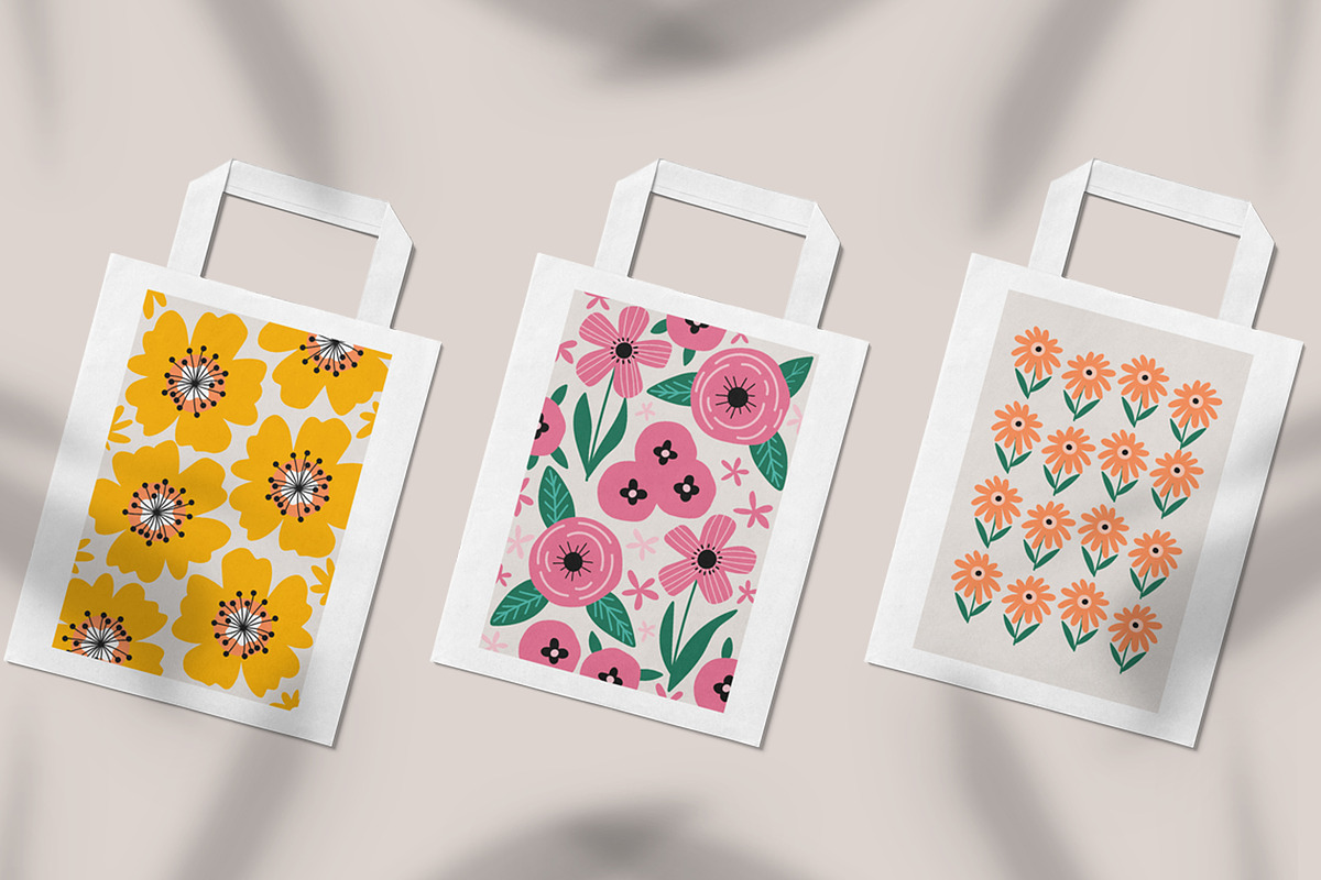 Girls and flowers, a Background Graphic by rosypatterns (Photo 7 of 8)