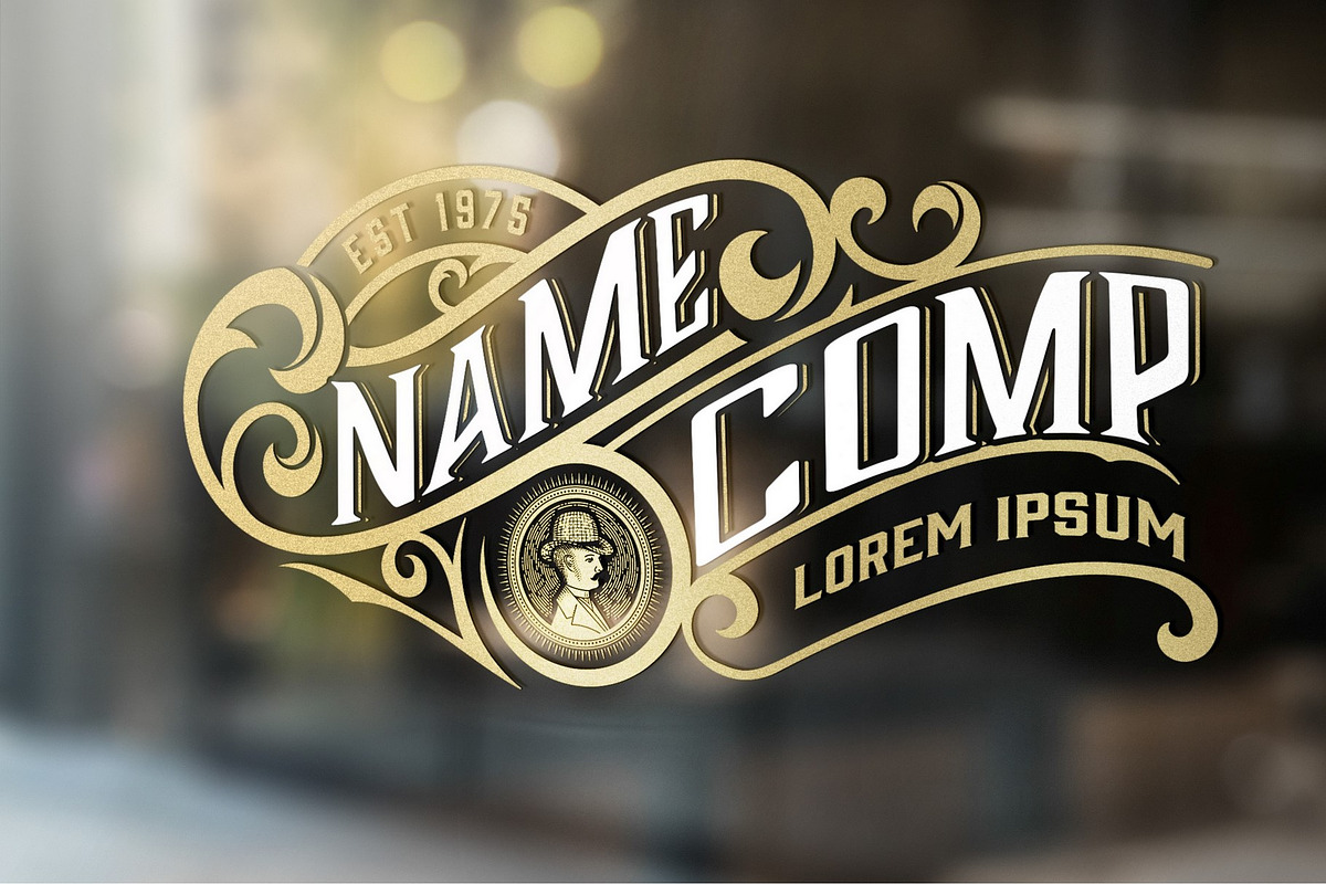 Set of 20 Vintage Logos, a Branding & Logo Template by OneVectorStock (Photo 21 of 21)
