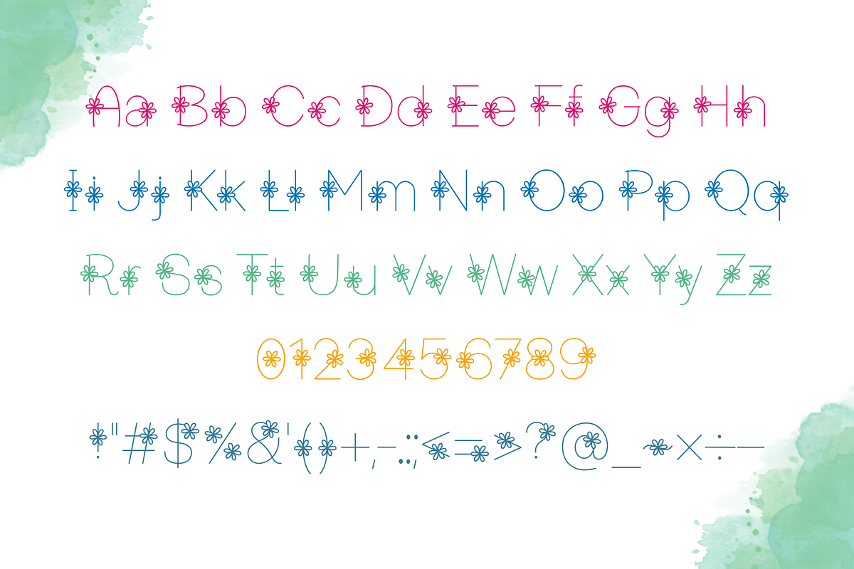 Daisy Font, a Script Font by Cutie_Kate_Studio (Photo 11 of 11)