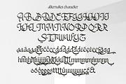 Aljasira Arabic Display Font, a Handwritten Font by Letterhend Studio (Thumbnail 10 of 10)