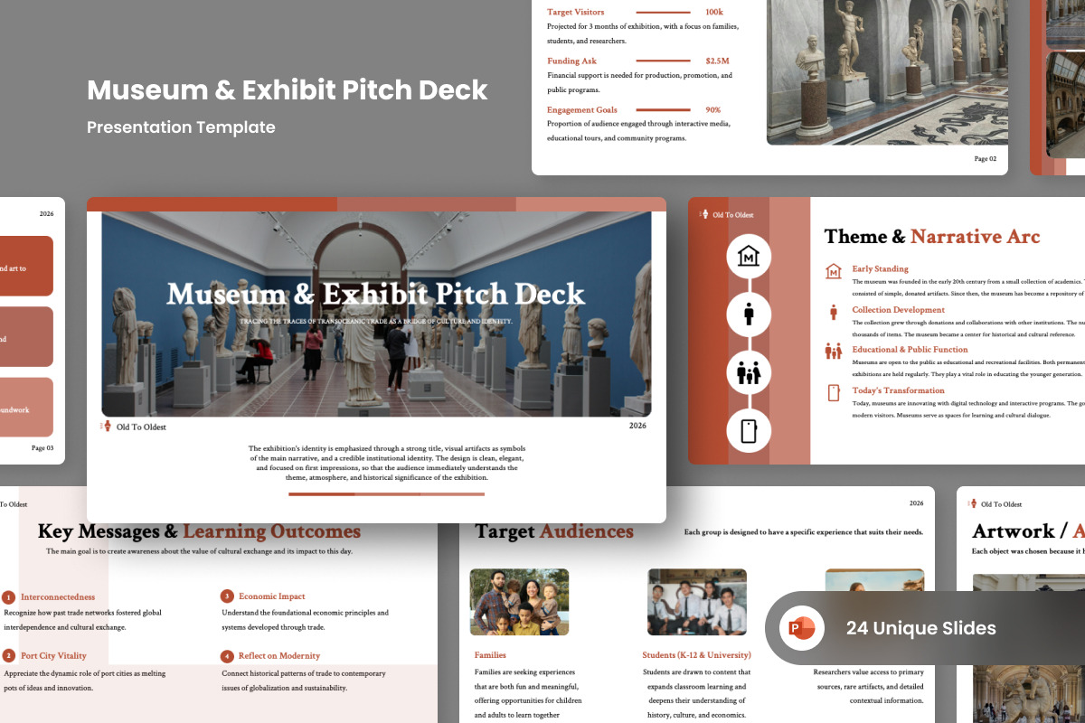 Museum & Exhibit Pitch PowerPoint