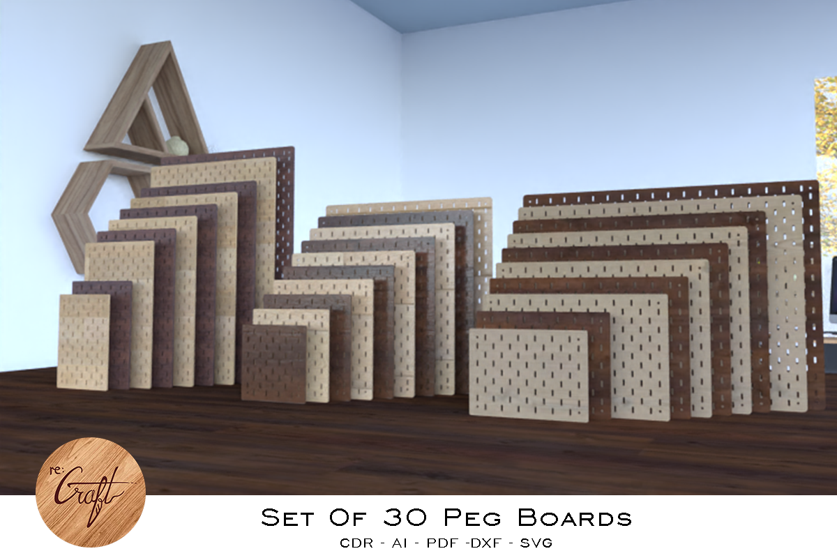 Set Of 30 Peg Boards preview 6