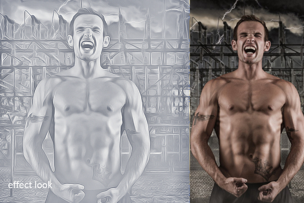 Cinematic Oil Effect Action, an Action Add-On by MRI STUDIO (Photo 2 of 6)