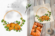 Autumn Pumpkins Hand Drawn Graphics, a Food Illustration by Olya Haifisch (Thumbnail 7 of 9)