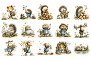 Cute Woodland PNG Clipart, an Animal Illustration by Nicolle's Colorful Art (Thumbnail 4 of 6)