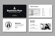 Black & White Business Plan, a Presentation Template by Mighty-Slide (Thumbnail 2 of 6)