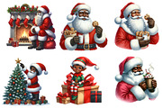 African American Christmas Clipart, an Illustration by Designworld (Thumbnail 2 of 5)