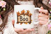 Soft Rustic Halloween Clipart, an Illustration by RobertsArt (Thumbnail 4 of 7)