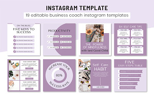 Life Coach Templates Canva Coachin