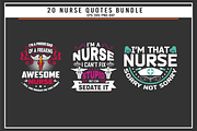 Nurse 20 quotes t shirt bundle, a Graphic by Uniquesvg99 (Thumbnail 3 of 8)