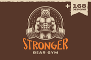 Vintage Hand-Drawn Brown Bear Design, an Animal Illustration by devastd (Thumbnail 1 of 10)