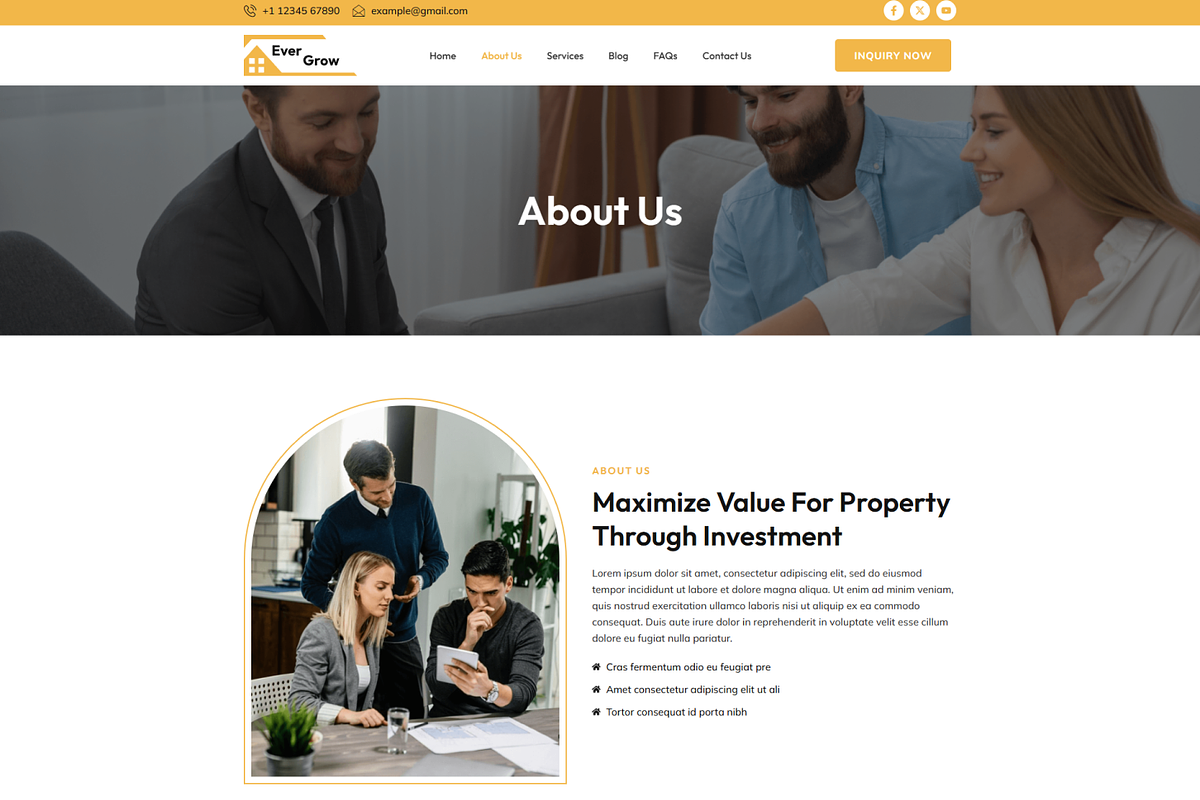 Ever Grow - Real Estate Elementor Kit preview 3