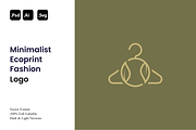 Minimalist Ecoprint Fashion Logo, a Branding & Logo Template by Luxury Logos (Thumbnail 1 of 4)
