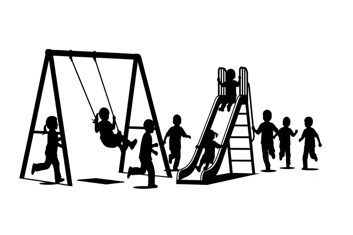 50 Kids Playground Silhouette Bundle, an Illustration by Gfx_Store (Photo 32 of 51)