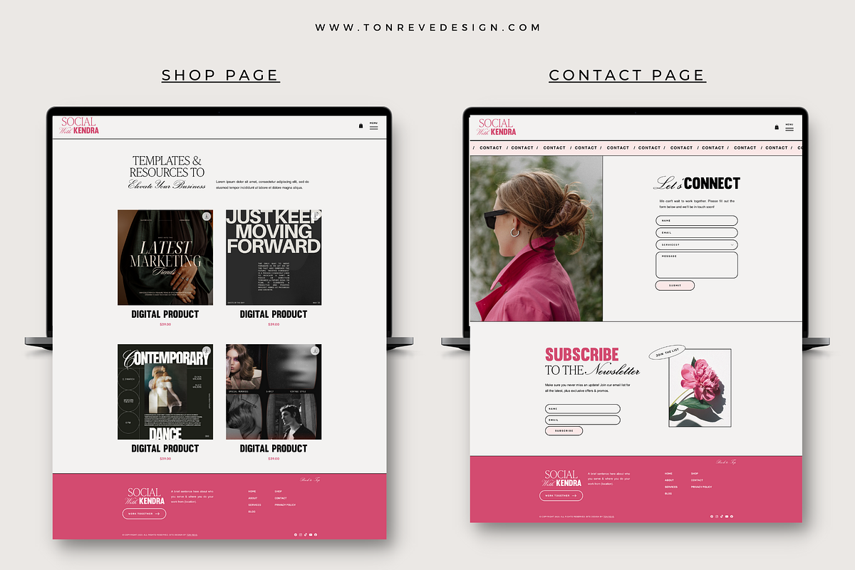 Website Template for Services, a Wix Template by Ton Rêve Design Studio (Photo 6 of 8)