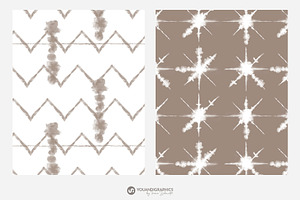 Tie-Dye Seamless Patterns - Shibori