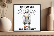 Sarcastic Sheet Ghost Funny Hallowee, an Illustration by DreamCafeArt (Thumbnail 6 of 7)