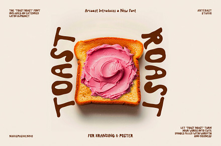 SA Toast Roast Funny Font