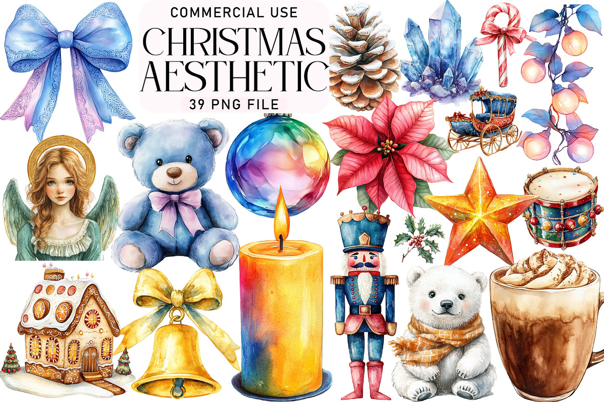 Beautiful Aesthetic Christmas, an Illustration by Daily.Designs (Photo 1 of 3)