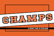 Champs, a Serif Font by Kitaleigh (Thumbnail 1 of 2)