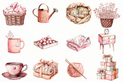 Coquette Hand-Drawn Spring Clipart, an Illustration by Designworld (Thumbnail 4 of 6)