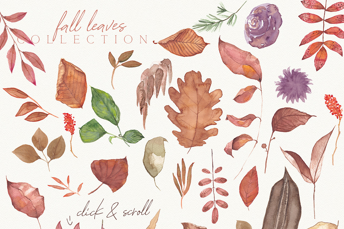 Gold Autumn leaves pumpkin & fashion, an Illustration by January Bloom (Photo 8 of 16)