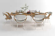 Dining furniture set 1504, a Furniture 3D Model by inDahouze (Thumbnail 1 of 10)