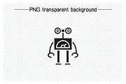 Smart Robot Avatars Set, a Solid Icon by Designfour (Thumbnail 2 of 7)